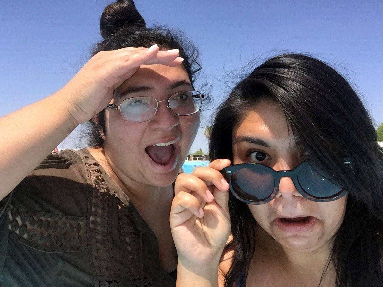 Silly selfie